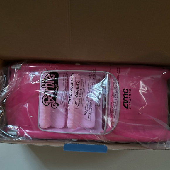 Amc Barbie: The Movie Collectible Pink Corvette Convertible Popcorn Container - Picture 9 of 13